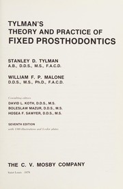 Cover of: Tylman's Theory and practice of fixed prosthodontics