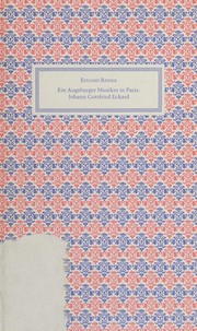 Cover of: Ein Augsburger Musiker in Paris: Johann Gottfried Eckard, 1735-1809