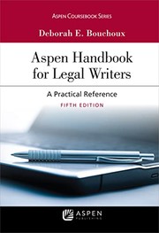 Cover of: Aspen Handbook for Legal Writers: A Practical Reference