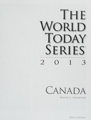 Cover of: Canada 2013