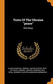 Cover of: Texts of the Ukraine Peace: With Maps