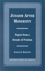 Cover of: Judaism After Modernity