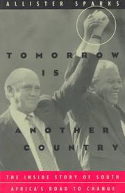 Tomorrow is another country by Allister Haddon Sparks