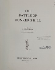 Cover of: The Battle of Bunker's Hill