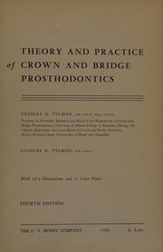 Cover of: Theory and practice of crown and bridge prosthodontics