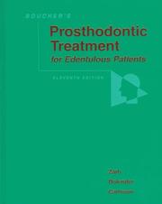 Prosthodontic Treatment for Edentulous Patients by Boucher, George A. Zarb, Charles L. Bolender, Gunnar E. Carlsson