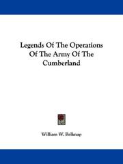 Cover of: Legends Of The Operations Of The Army Of The Cumberland