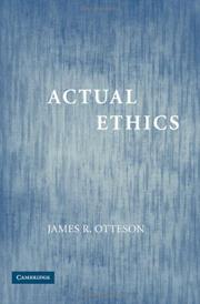 Cover of: Actual Ethics