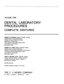 Cover of: Dental Laboratory Procedures: Complete Dentures, Volume 1