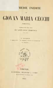 Cover of: Commedie inedite