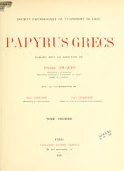 Papyrus Grecs by Jouguet, Pierre