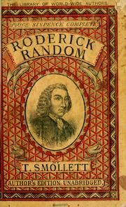 Cover of: Roderick Random