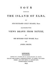 Cover of: A tour through the island of Elba