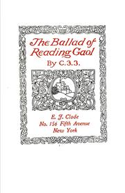 Cover of: The ballad of Reading Gaol