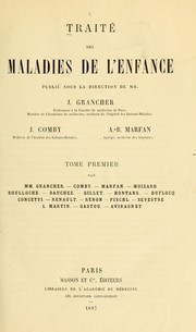 Cover of: Traité des maladies de l'enfance