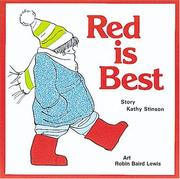 Red is best by Kathy Stinson