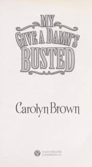 Cover of: My give a damn's busted