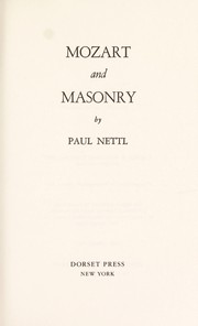 Cover of: Mozart and Masonry