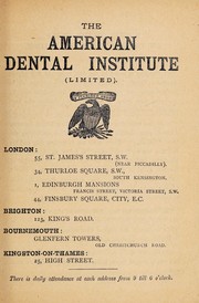 Cover of: The American Dental Institute (Limited)