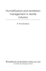 Cover of: Humidification and ventilation management in textile industry