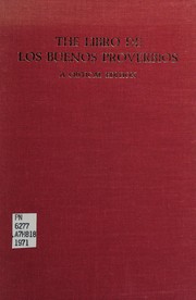 Cover of: The Libro de los buenos proverbios: a critical edition