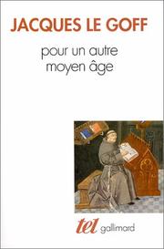 Cover of: Pour un autre Moyen Age