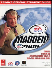 Cover of: Madden NFL 2000 by Eric Eberly, Richard Dal Porto, Don Tica, Prima Development