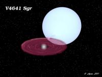 V4641 Sgr Binary Visualization courtesy Rob Hynes