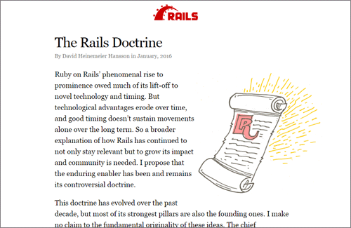 The Rails Doctrine