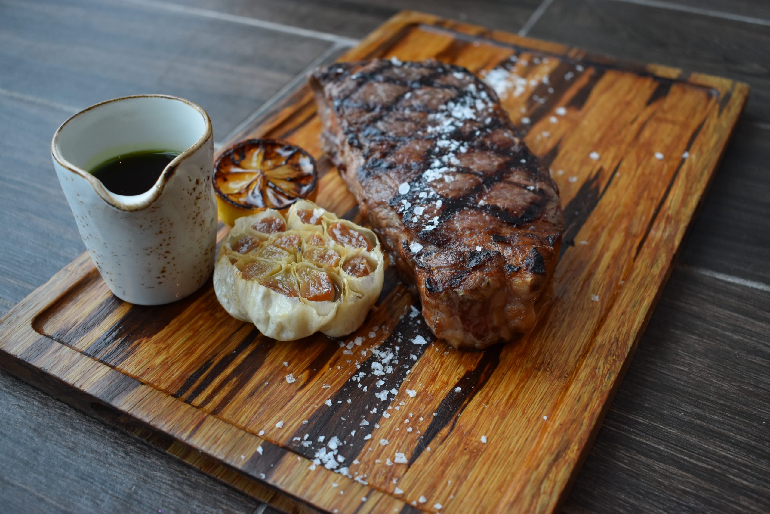 Steak at Portico by Fabio Viviani