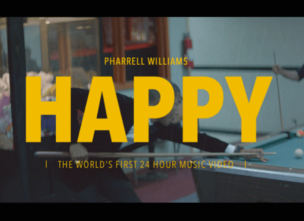 世界が幸せになってほしい！24時間流れ続けるミュージックビデオが本当にハッピー - Happy : Pharrell Williams