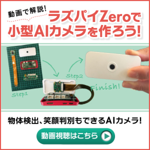 【動画で解説】ラズパイZeroで小型AIカメラを作ろう！