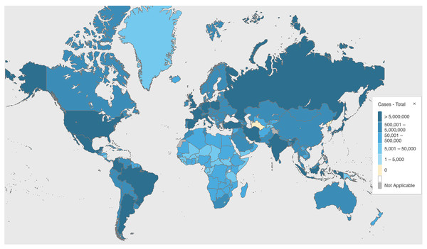 Globally, as of 4:31pm CET, 8 March 2022, there have been 446,511,318 confirmedcases of COVID-19, including 6,004,421 deaths (source: https://covid19.who.int).