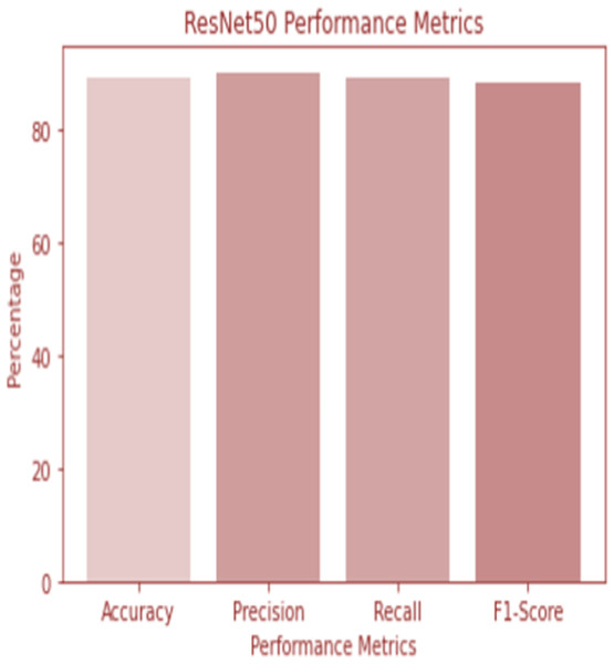 ResNet 50 performance.