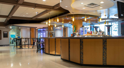 McMaster Restaurants - Cafeteria-style room with multiple mood stations