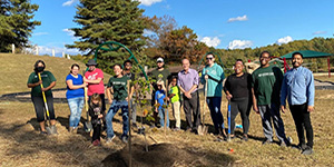 When a Gift of Trees purchase is made, Maryland Forest Service staff and community volunteers plant them in a public space during the next planting season. Maryland Department of Natural Resources photo. 