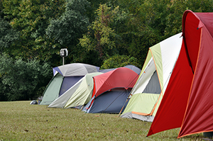 Youth Group Camping at Sandy Point State Park