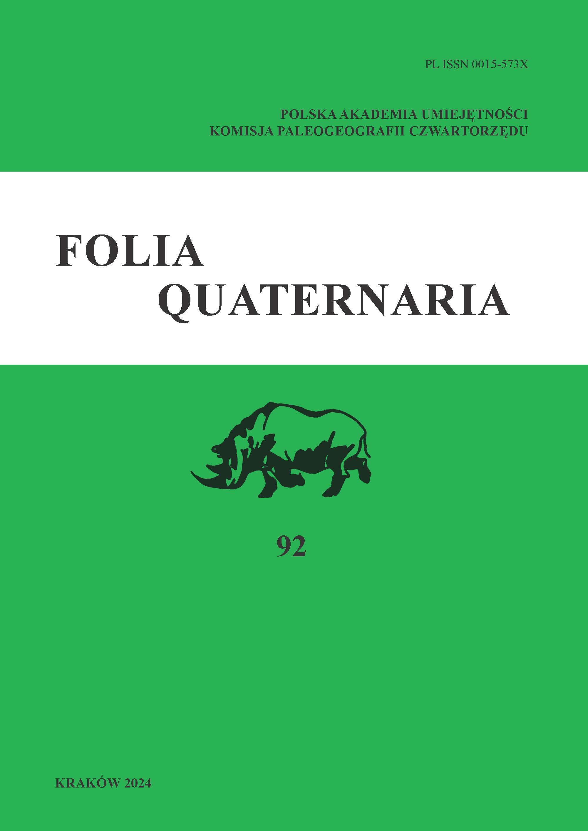 Okładka Folia Quaternaria, Vol. 92 (2024), 2024
