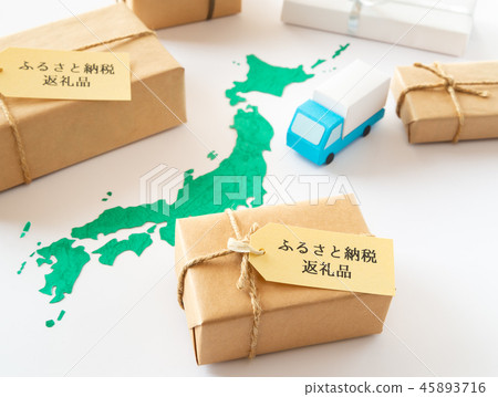 Furusato tax payment return favor goods Furusato tax payment Japan map tax donation special product map truck home delivery 45893716