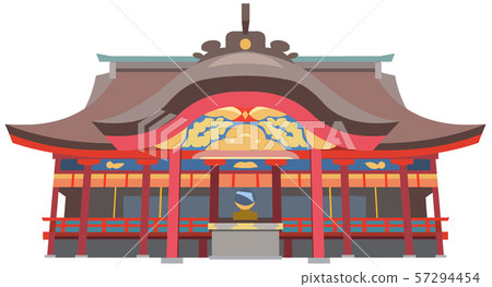 Dazaifu Tenmangu Shrine image sightseeing spot illustration icon 57294454