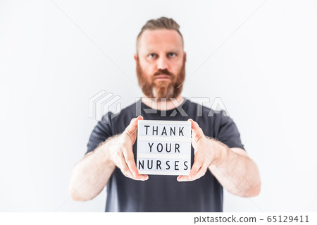 Thank your nurses concept 65129411