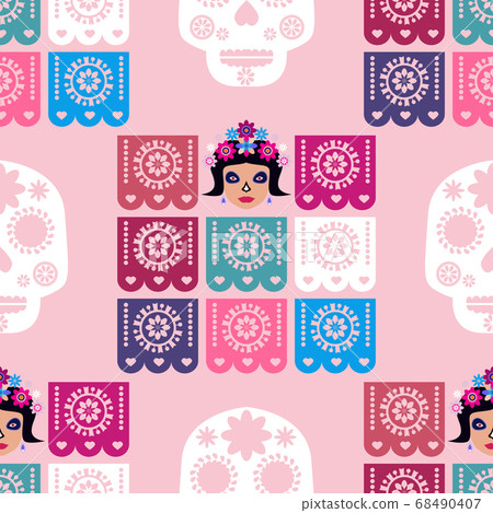 Mexican pattern  68490407