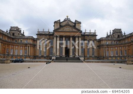 Blenheim Palace, Cotswolds, England, front door 69454205