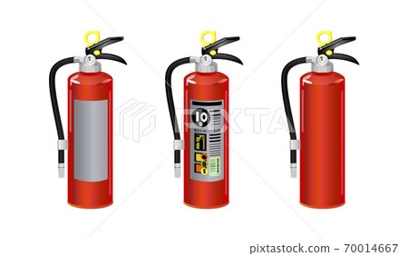 Fire extinguisher_label gray 70014667