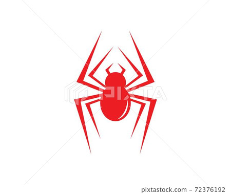 spider icon logo vector 72376192