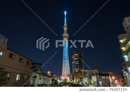 "Tokyo" Tokyo Sky Tree illuminated 76307154