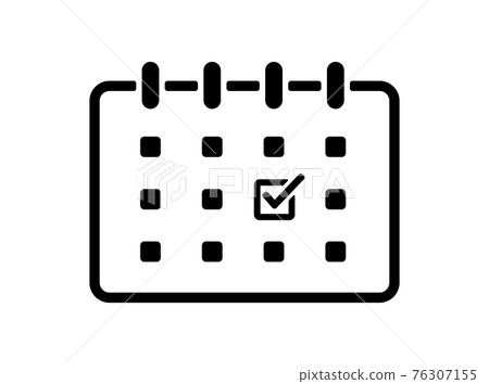 Calendar / Schedule Vector Icon (Appointment / Reservation / Event / Scheduled Date) 76307155