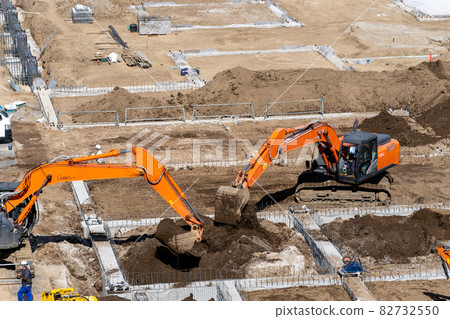 Hydraulic excavator architecture 82732550