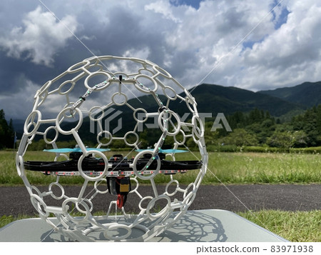 Drone soccer aircraft and nature 83971938