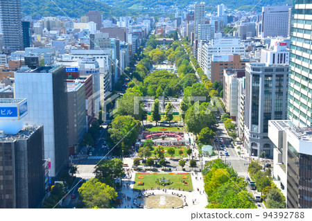 都市風景 札幌大通公園 94392788